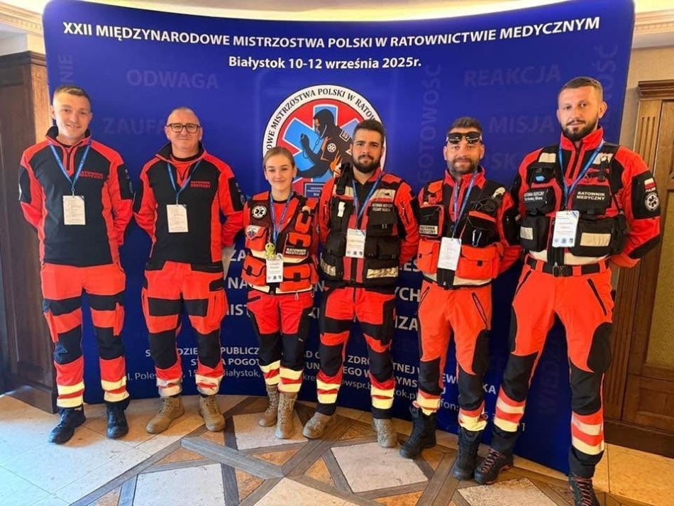 Rok sukcesów i rok nowych doświadczeń - Ratownictwo Medyczne w Żywcu sp. z o.o. na mistrzostwach w ratownictwie medycznym w 2025 roku